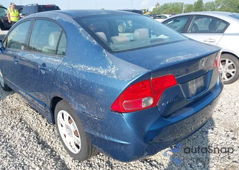 2008 Honda Civic Lx из США, поврежденный, VIN 2HGFA16588H517555